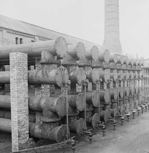 Liegende Kondensation der II. Anlage : Technikgeschichte | Technologie | Gewinnung und Verarbeitung von Braunkohle | Teerschwelerei | Pfännerschaft Halle (Saale)