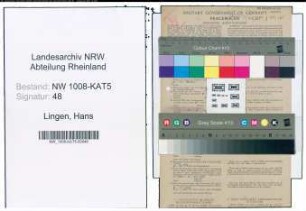 Entnazifizierung Hans Lingen , geb. 01.01.1915 ()