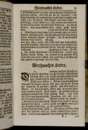 Weyhnachts-Lieder