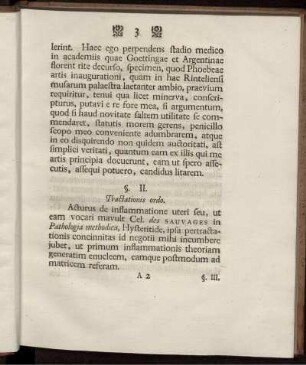 §. II. Tractationis ordo.