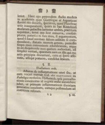 §. II. Tractationis ordo.
