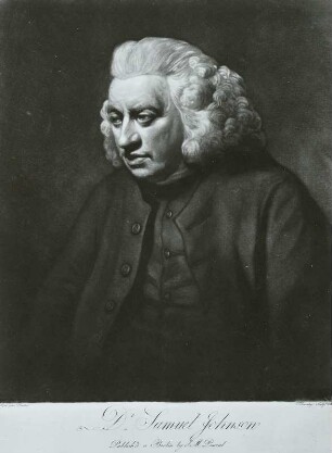 Bildnis des Schriftstellers Samuel Johnson