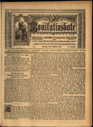 Erste Ausgabe vom Sonntag, den 03. Februar 1907.