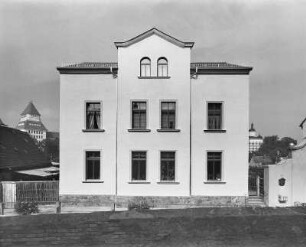 Wurzen. Wohnhaus, Crostigall 44. Straßenfront