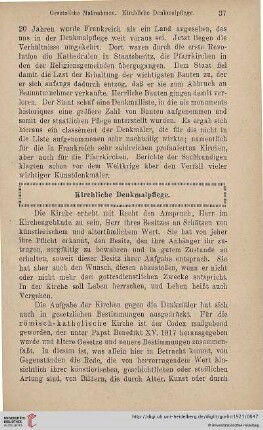 Kirchliche Denkmalpflege