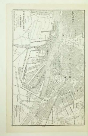 Das Freihafengebiet in Hamburg und Umgebung