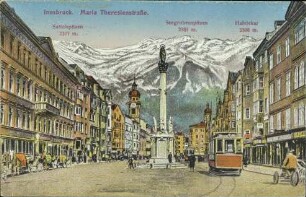 Innsbruck. Maria Theresienstraße.
