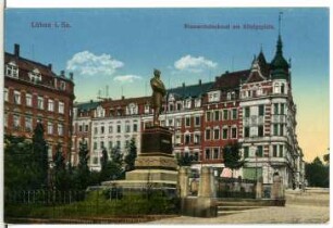Löbau. Bismarckdenkmal am Königsplatz
