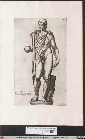 Skulptur des Augustus.