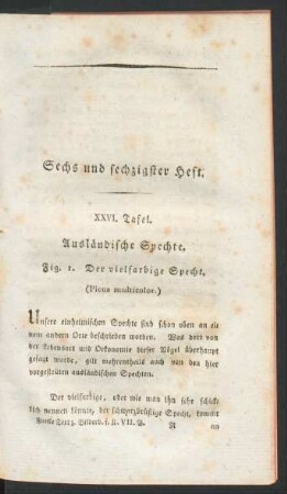 Sechs und sechzigster Heft.