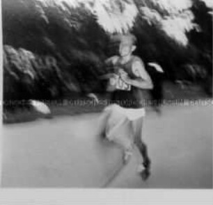 Emil Zatopek beim Marathonlauf, Olympische Spiele Helsinki 1952