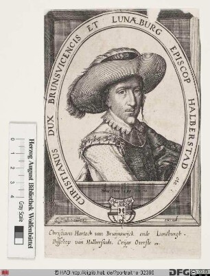 Bildnis Christian d. J., Herzog zu Braunschweig-Lüneburg und L.