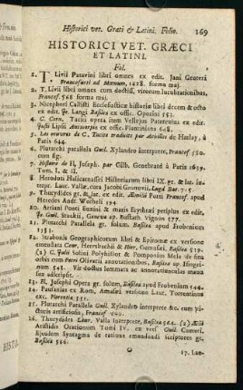 169-174, Historici Vet. Graeci Et Latini.