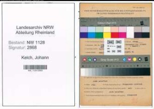 Entnazifizierung Johann Kelch , geb. 12.02.1889 (Polizist)