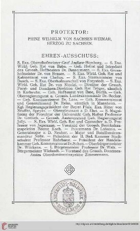 Protektor/Ehren-Ausschuss