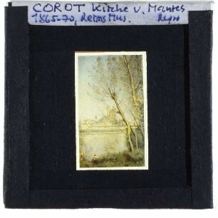 Corot, Kirche von Mantes am Morgen