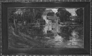 Altes Haus am stillen Teich