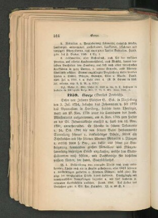1259. Goeze (Gottlieb Friedrich)