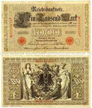 Deutsches Kaiserreich, Reichsbanknote 1000 Mark