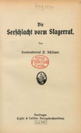 Die Seeschlacht vorm Skagerrak