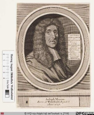 Bildnis Joseph Moxon