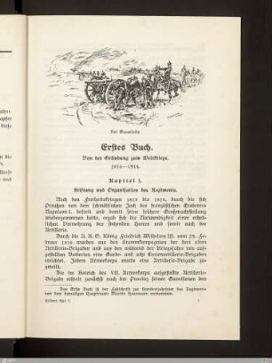 Erstes Buch. Von der Gründung zum Weltkriege