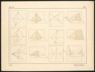 Übung in Darstellender Geometrie: Schnitte durch Körper und Flächen