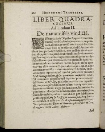 Liber Quadragesimus. - Liber Quadragesimus Tertius.