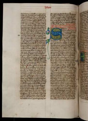 Zierinitiale (I. Chronik): S(eptuaginta)
