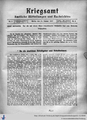 Nr. 5, 21.01.1917