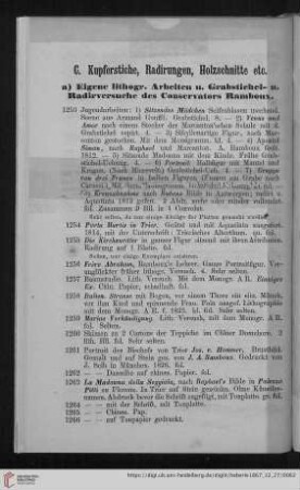 C. Kupferstiche, Radirungen, Holzschnitte etc.