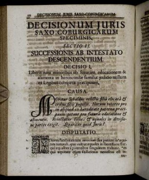 Sectio II. Successionis Ab Intestato Descendentium.