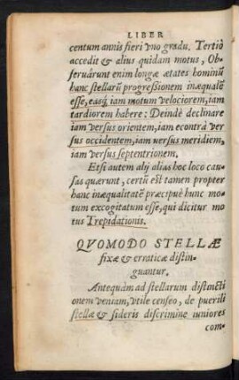 Quomodo Stellae fixae et erraticae distinguantur.
