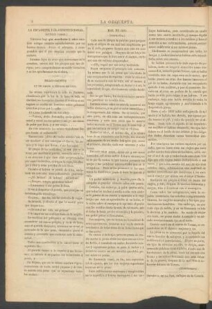 La Estafette y el Constitucional. : (Aunque tarde.)