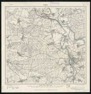 Meßtischblatt 44 : Colditz, 1920 : Colditz. - Umdr.-Ausg., aufgen. 1905, hrsg. 1907, einz. Nachtr. 1920. - 1:25000. - Leipzig, 1920. - 1 Kt.