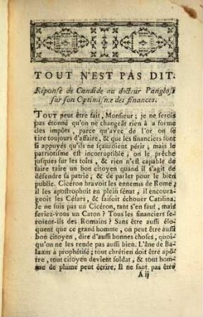 Tout n'est pas dit