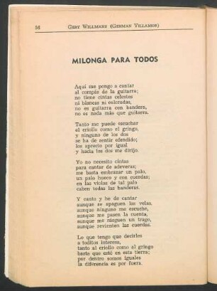 Milonga para todos