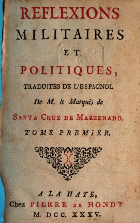 Reflexions Militaires Et Politiques, 1