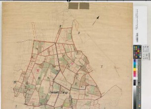 Darup (Nottuln), Limbergen (Nottuln), Rorup (Dülmen), Umlegung Gladbeck, Übersichtskarte