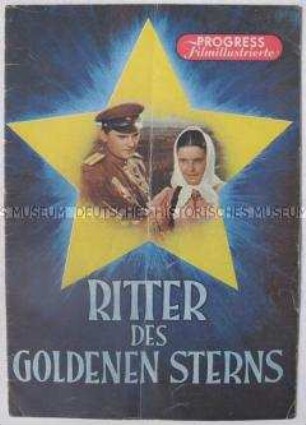Progress-Filmillustrierte zu dem sowjetischen Spielfim "Ritter des goldenen Sterns"