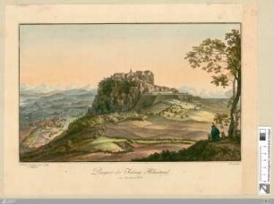 Prospect der Festung Hohentwiel : von der Nord Seite