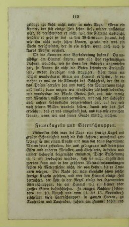 Feuerkugeln und Sternschnuppen