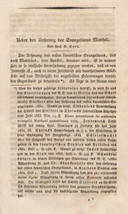 3-132 Ueber den Ursprung des Evangeliums Matthäi