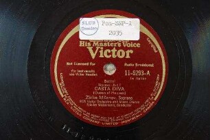 Norma : act I; Casta diva (Queen of heaven) / Bellini