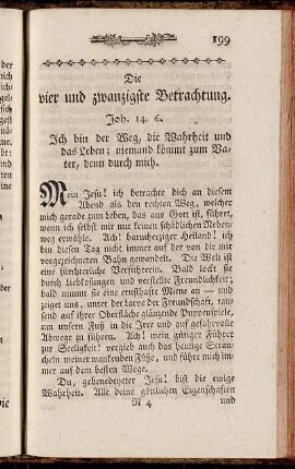 Die vier und zwanzigste Betrachtung
