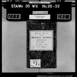 Zivilstandsregister Ampleben (Kanton Schöppenstedt)