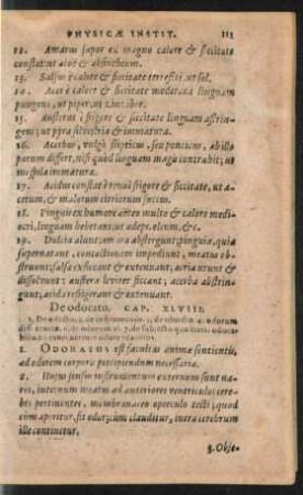 De odoratu. Cap. XLVIII.