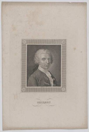 Bildnis des Christian Fürchtegott Gellert