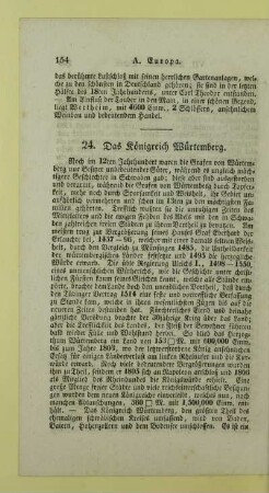 24. Das Koenigreich Wuertemberg