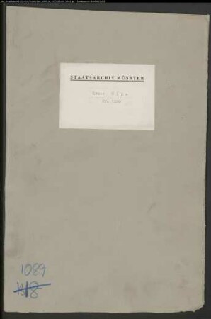 Protokoll der Kreisausschusssitzung vom 18. Juni 1909